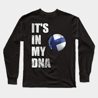 World Cup Finland Football It's In My DNA Long Sleeve T-Shirt